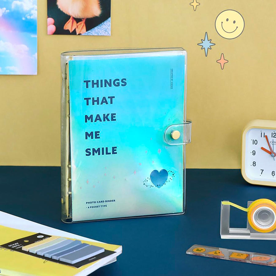 ICONIC — Iridescent photo binder · A5